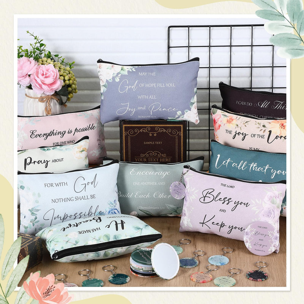 Dansydaisy Bible Verse Mini Mirrors showing verses for on-the-go reflection