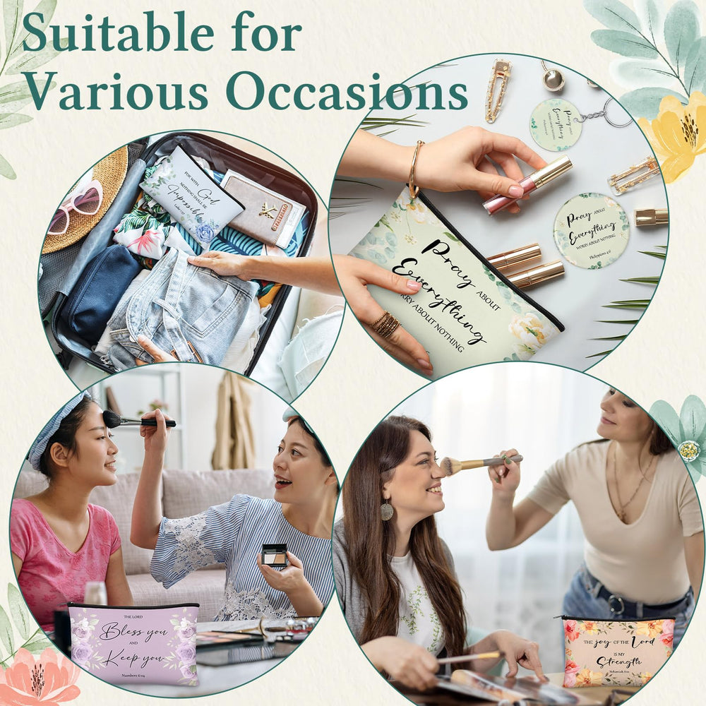Dansydaisy Inspirational Bible Keychains highlight verse messages for everyday reminders
