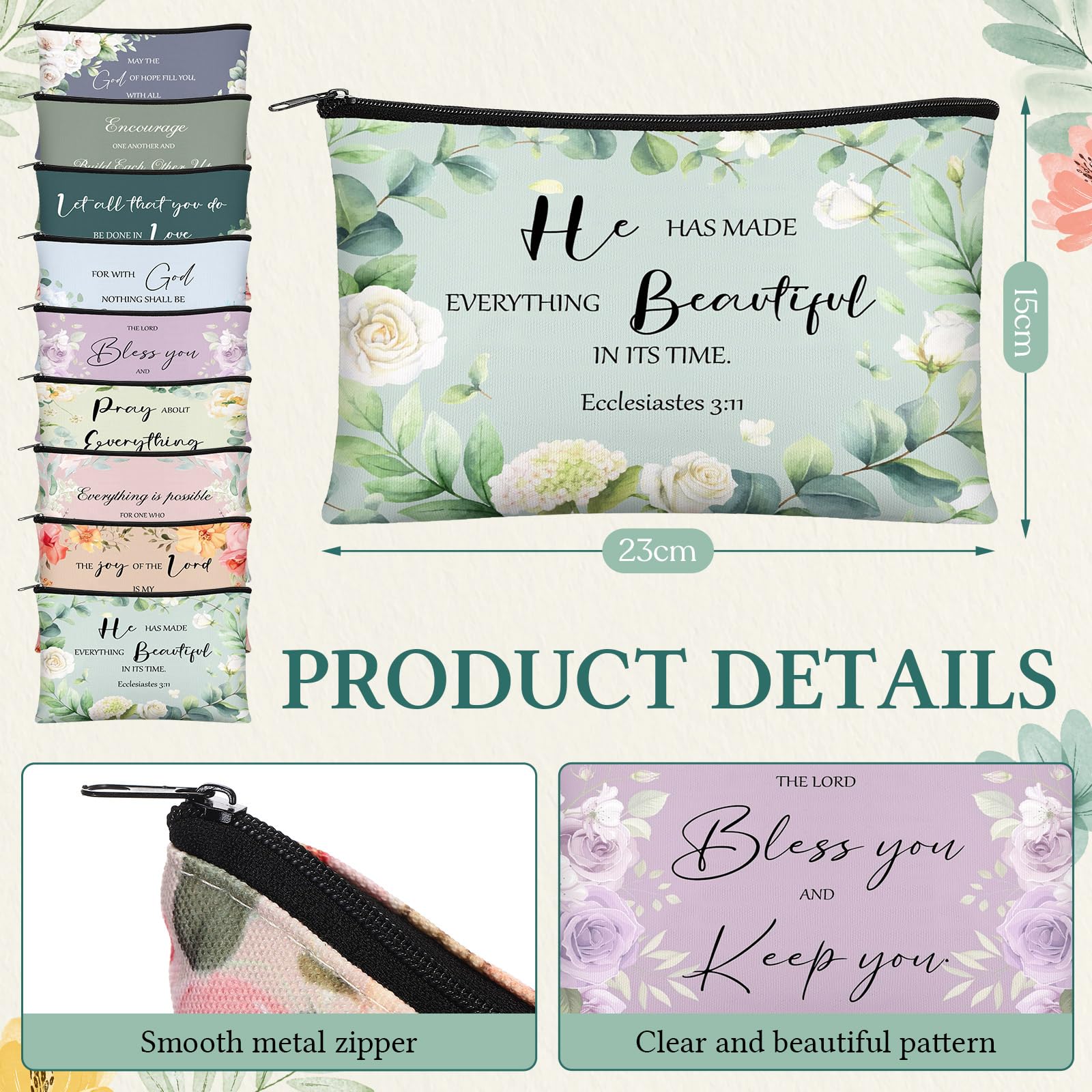 Dansydaisy Inspirational Bible Keychains highlight verse messages for everyday reminders