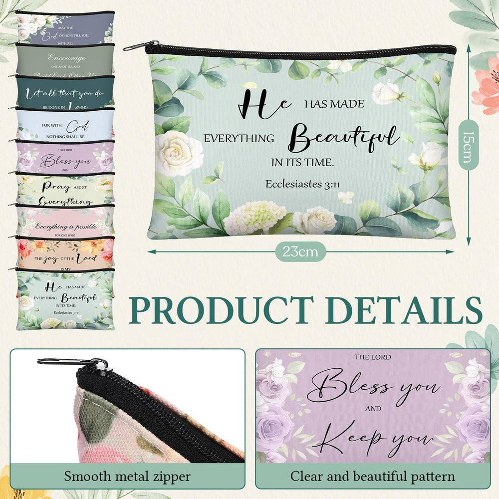 Dansydaisy Inspirational Bible Keychains highlight verse messages for everyday reminders