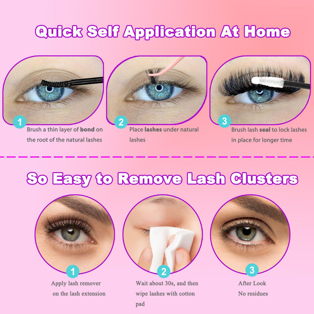 DAODER 640pcs-pack large quantity supports long-term lash styling at home