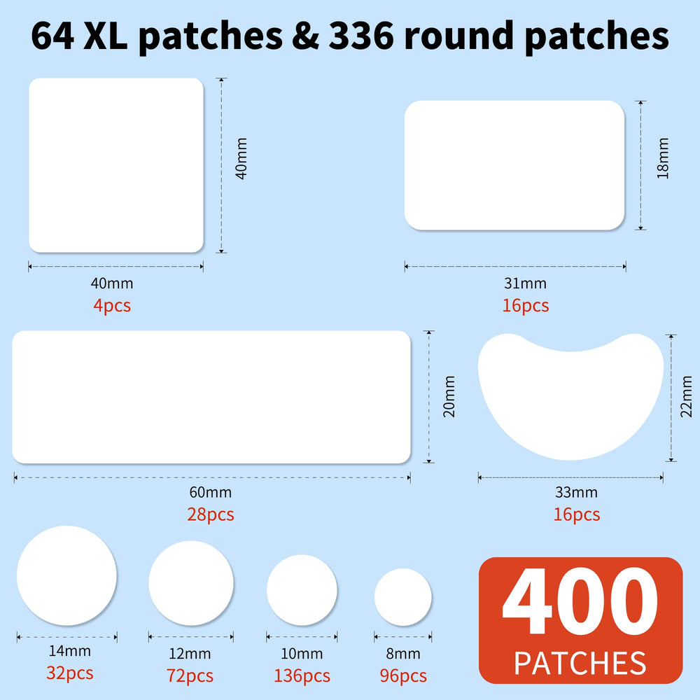 Daolyo round 10mm patch discreetly shields medium pimples.