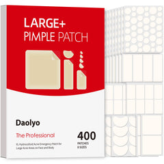 Daolyo round 8mm patch protects small blemishes overnight.