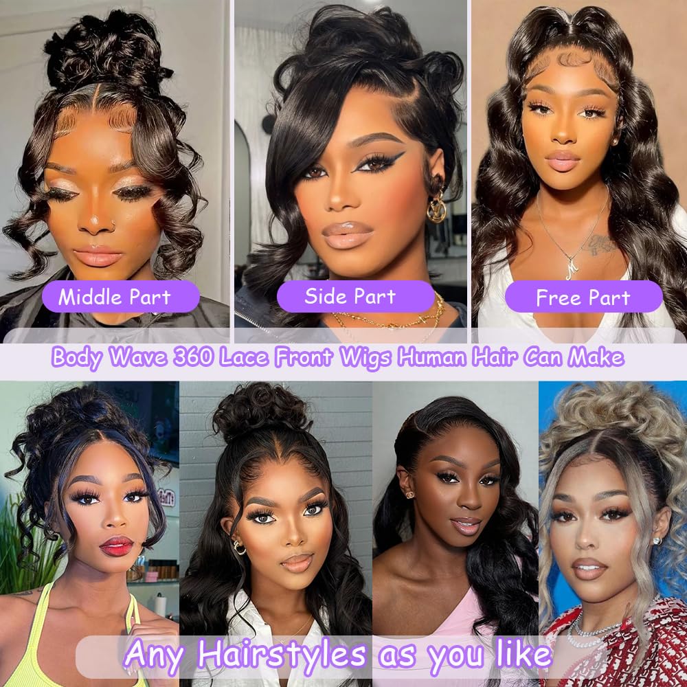 daparo glueless 360 lace wig with invisible knots for easy wear