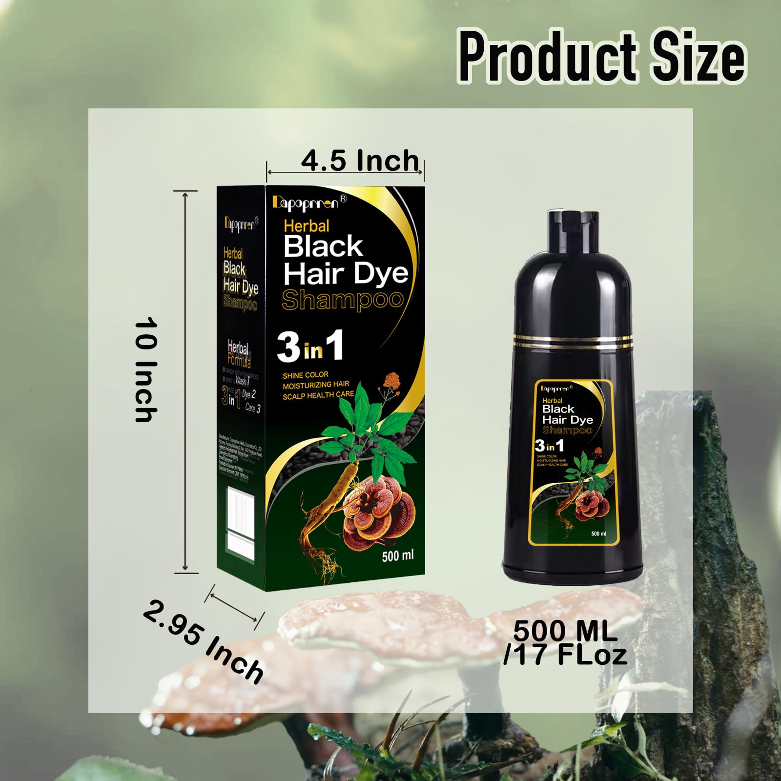 Dapoprren 500ml packaging for home color sessions