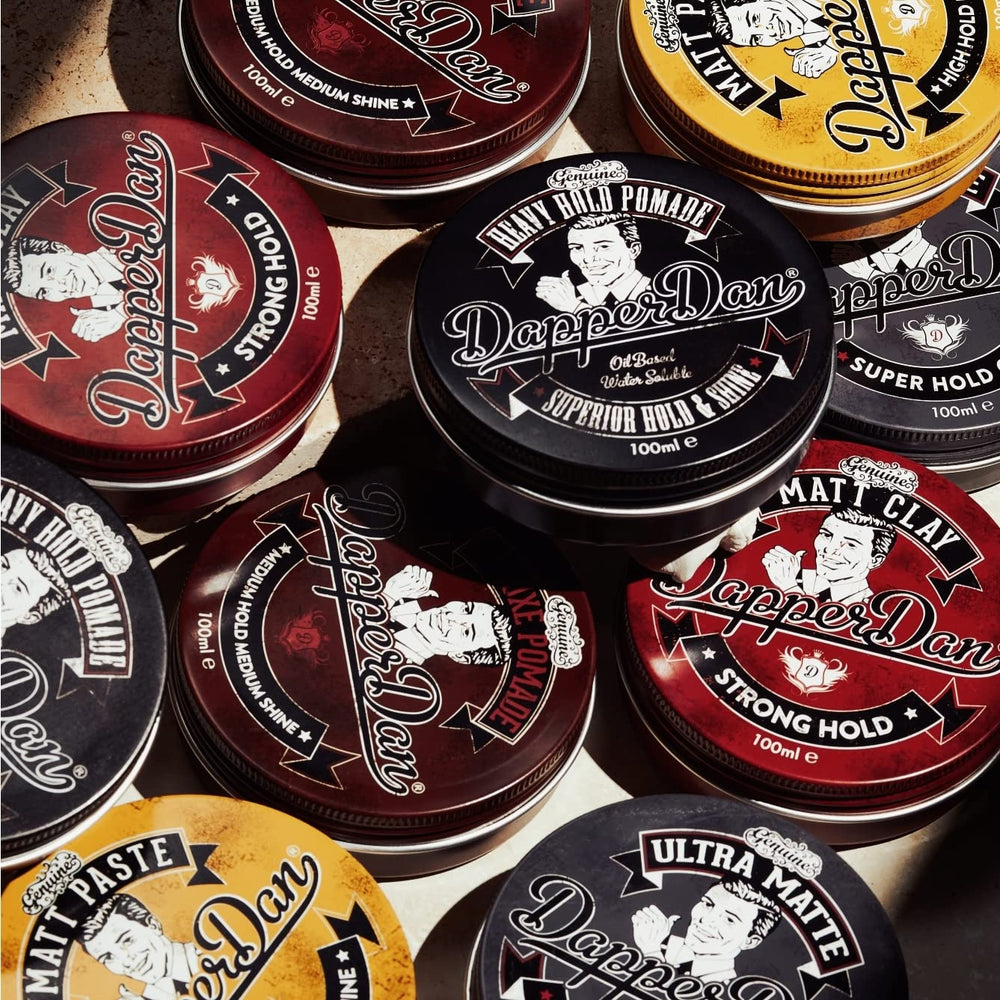 Dapper Dan Deluxe Pomade fragrance lingers post-styling for a fresh feel.