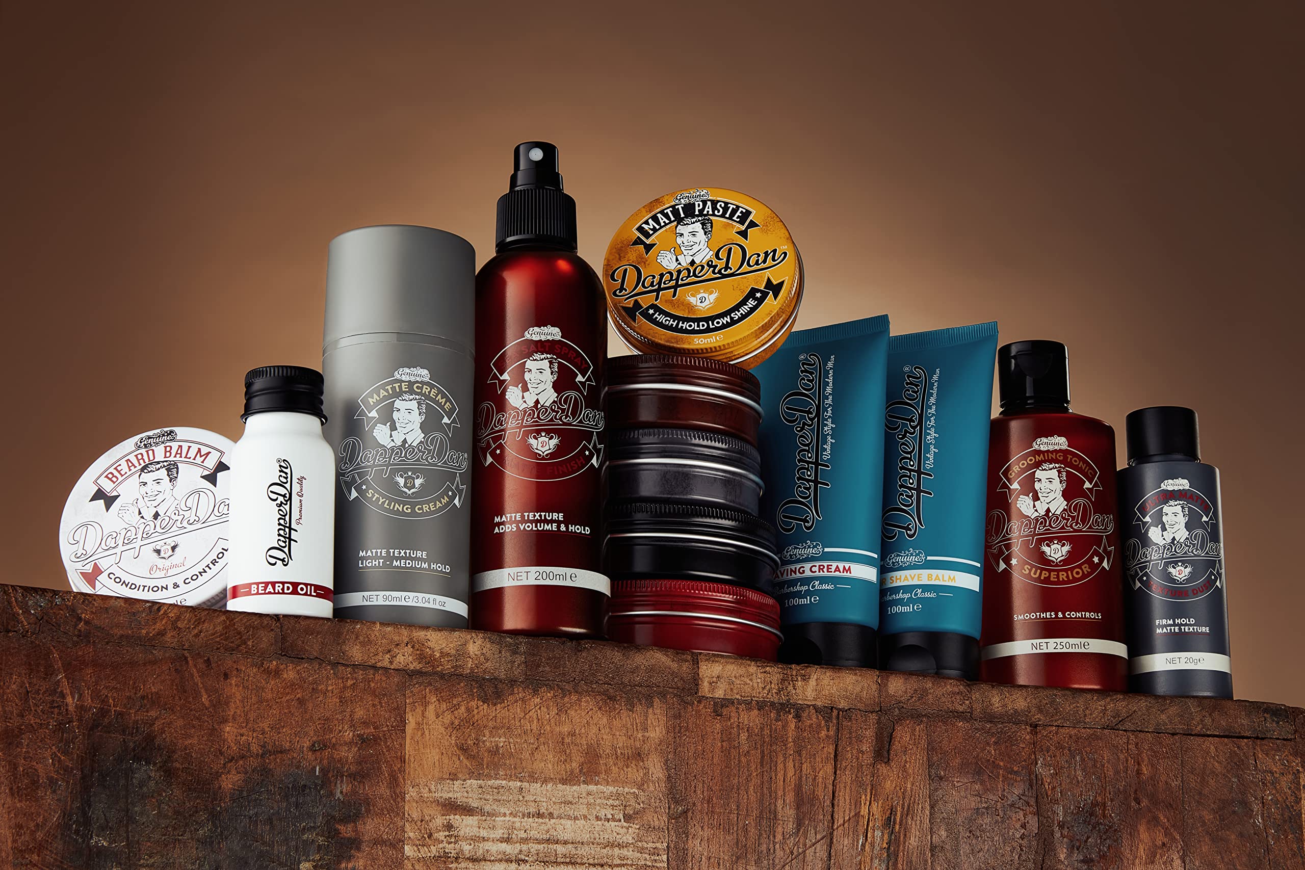 Dapper Dan Deluxe Pomade demonstrates versatile hold for different looks.
