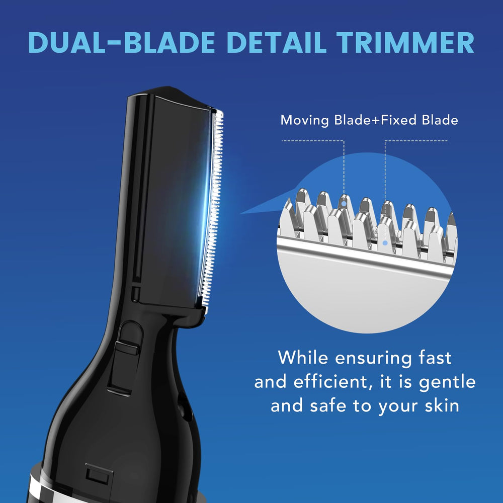 Dapsang blade cover protects the trimmer during storage.