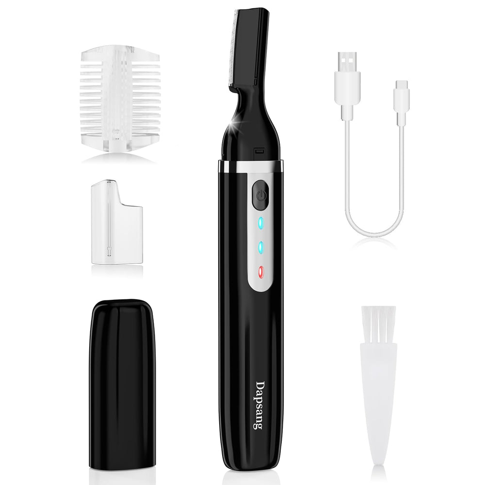 Dapsang Eyebrow Trimmer LED light close-up for precise grooming