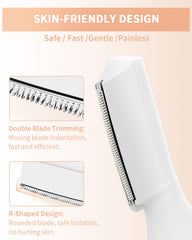 Dapsang Eyebrow Trimmer with LED light aids precise brow shaping.