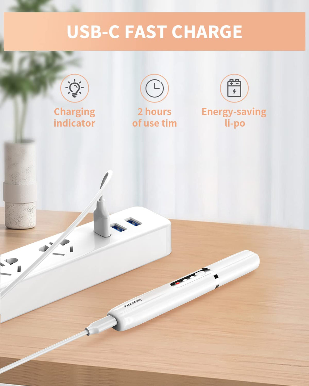 Dapsang Eyebrow Trimmer portable pen size fits easily in a purse.