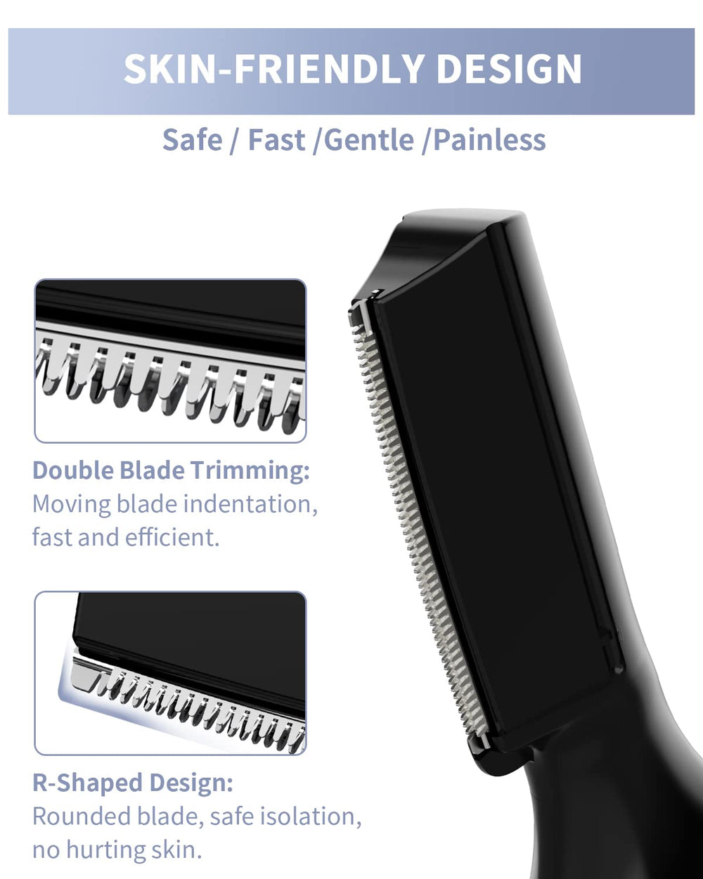 Dapsang Eyebrow Trimmer USB rechargeable for on-the-go styling