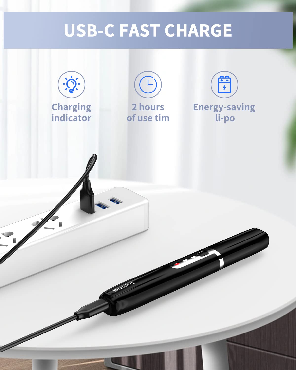 Dapsang Eyebrow Trimmer water-cleanable head for easy cleaning