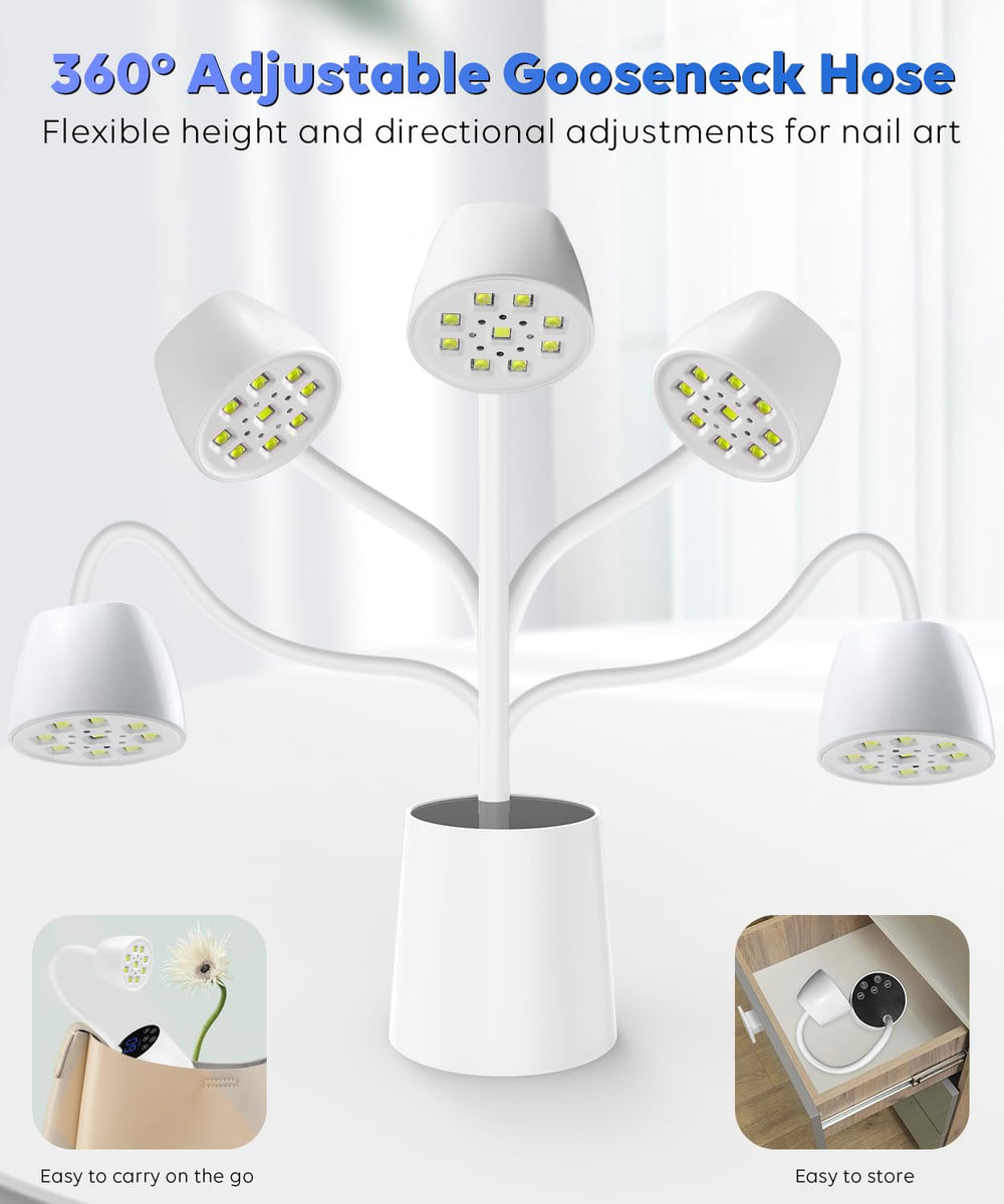 DAQVQ desk-light nail art assist for bright workspace illumination.