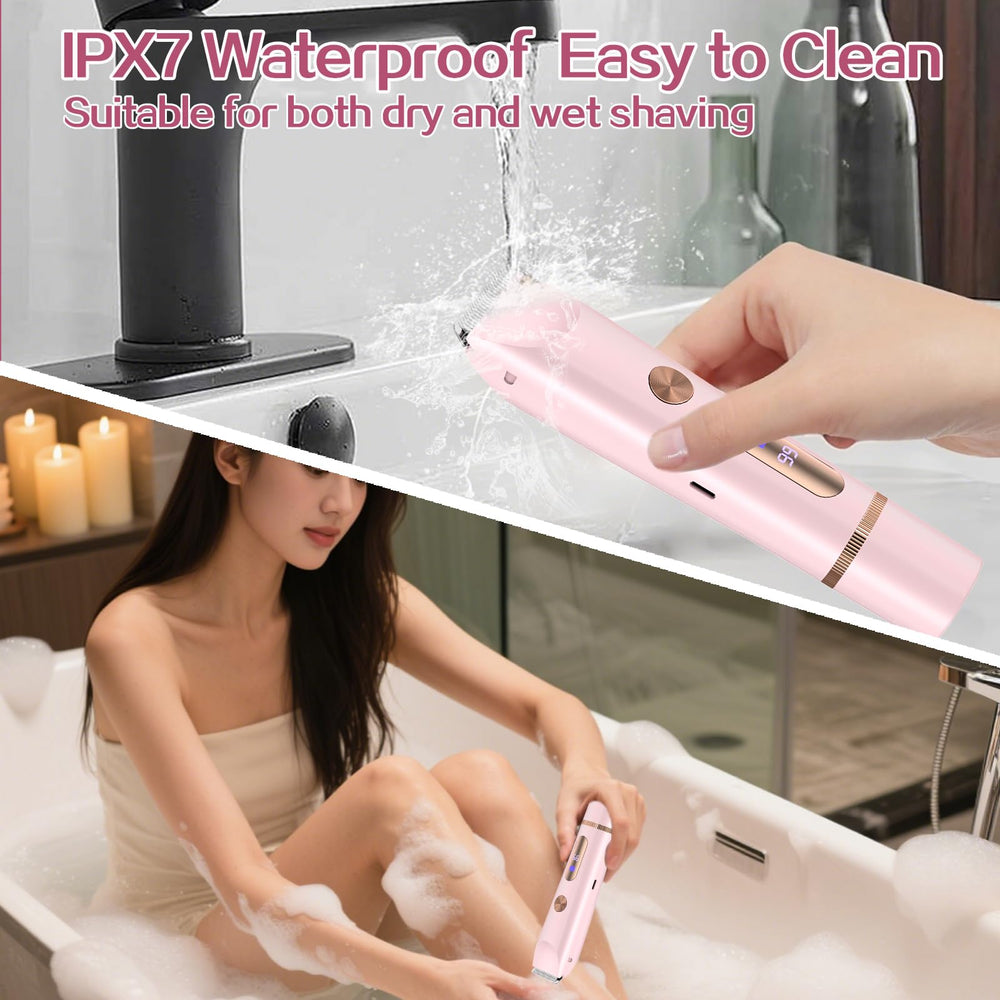 dar darouxiao hypoallergenic ceramic blades provide gentle shave on sensitive skin.