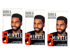 Dark & Natural Color Men Natural Black 3 Pack box front for easy at-home color.