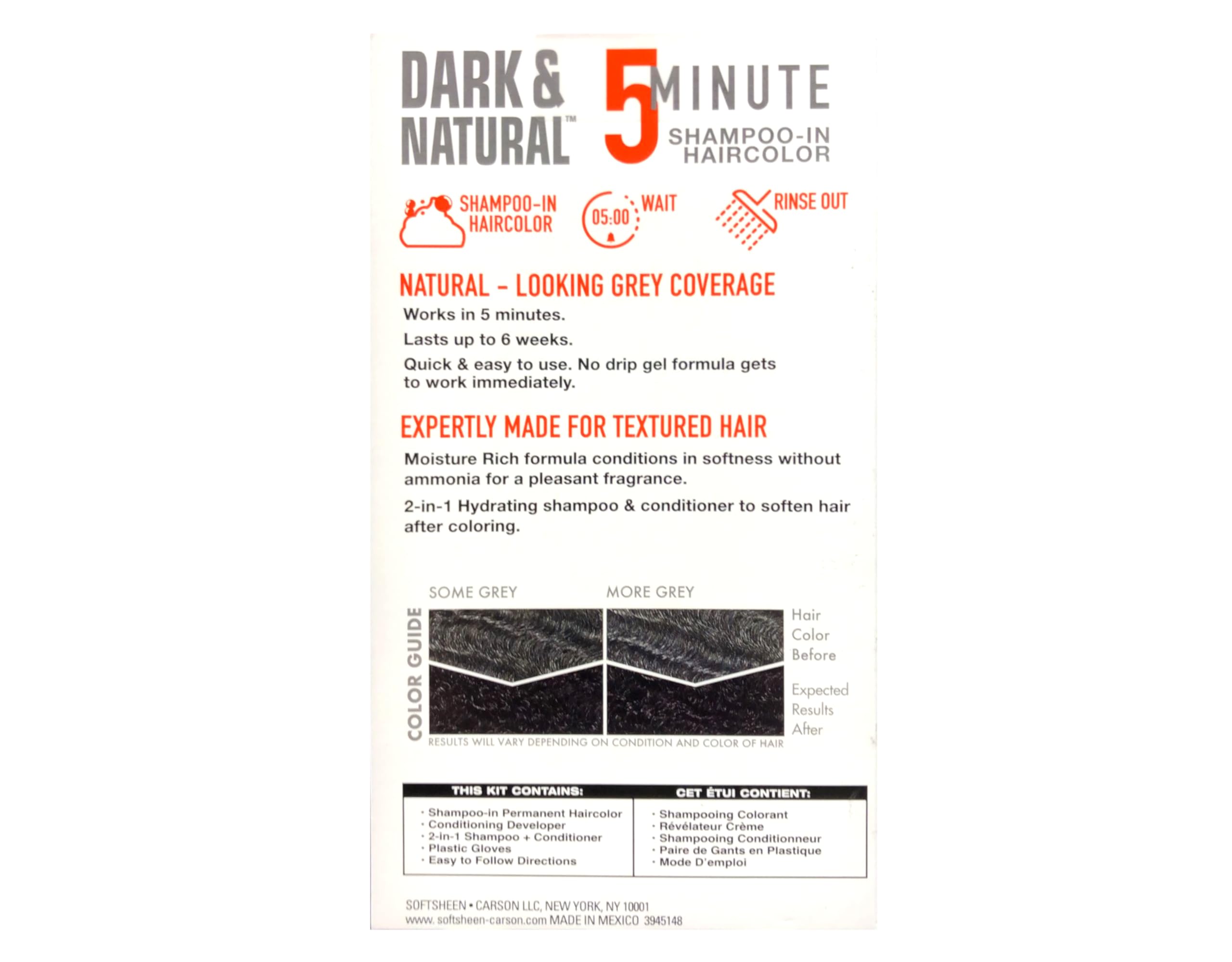 Dark & Natural Color Men Natural Black swatches display true shade for confident selection.