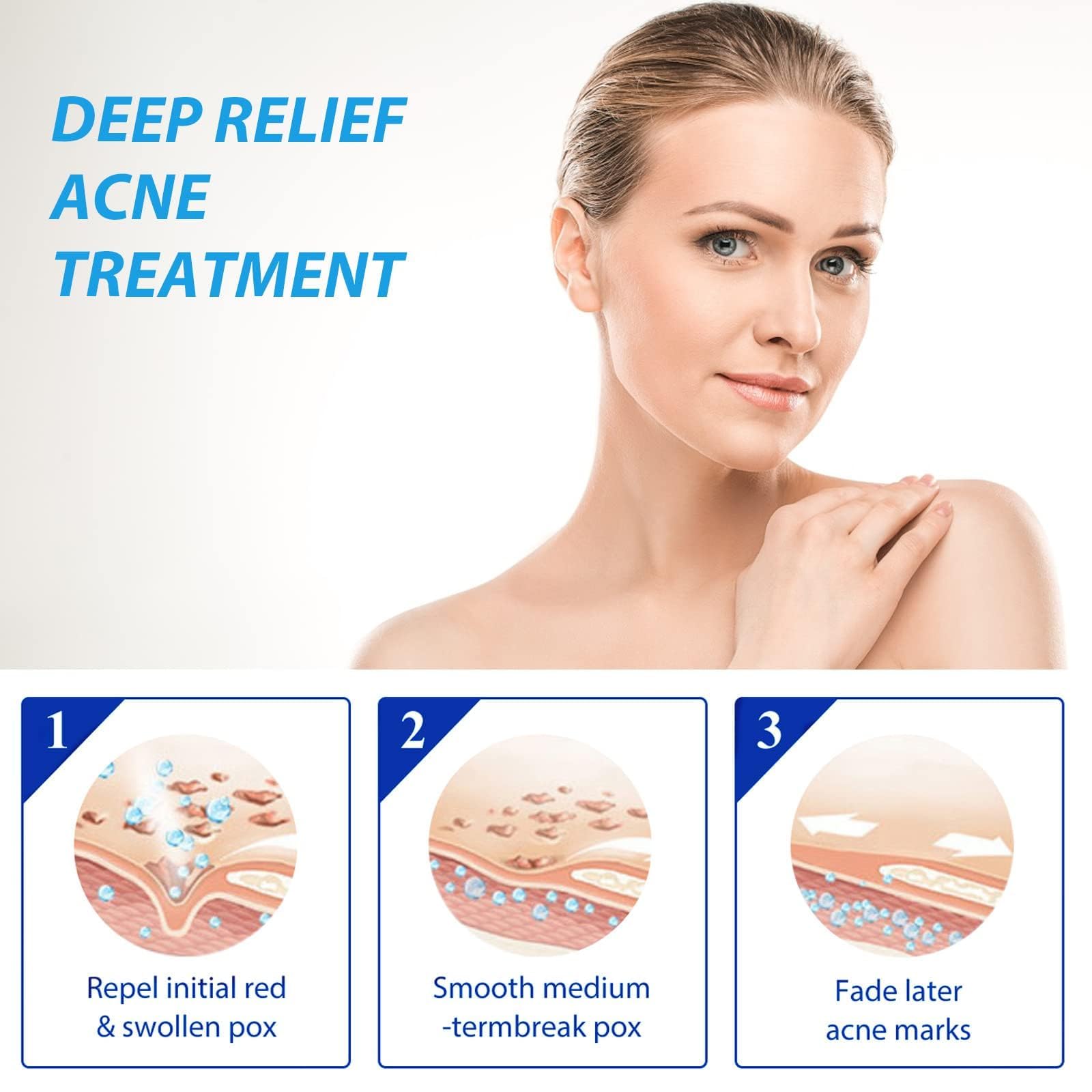 Dark Spot Face Cream packaging emphasizes a safe formula for sensitive skin.