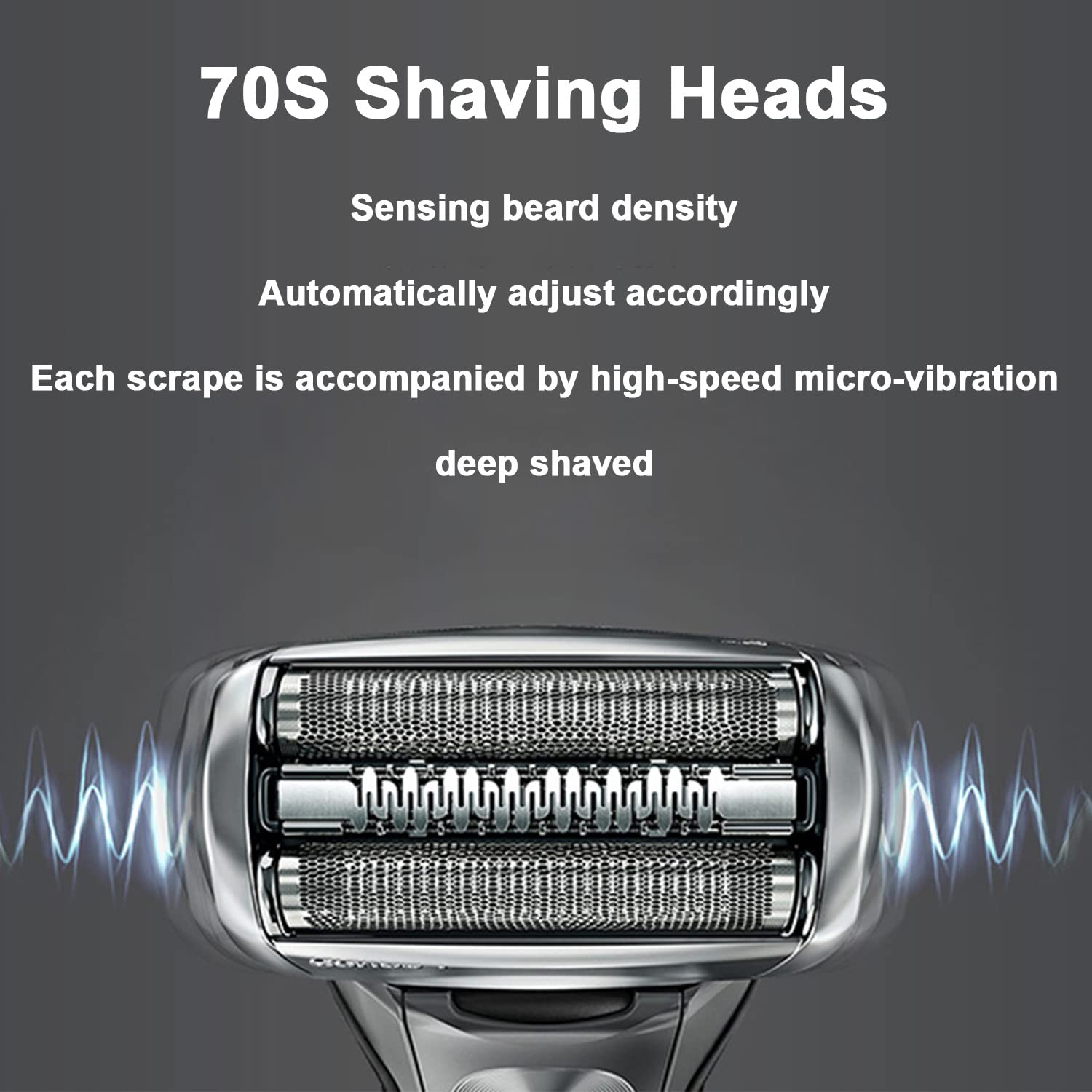 Darohz 70S Series 7 travel-friendly replacement head for on-the-go grooming