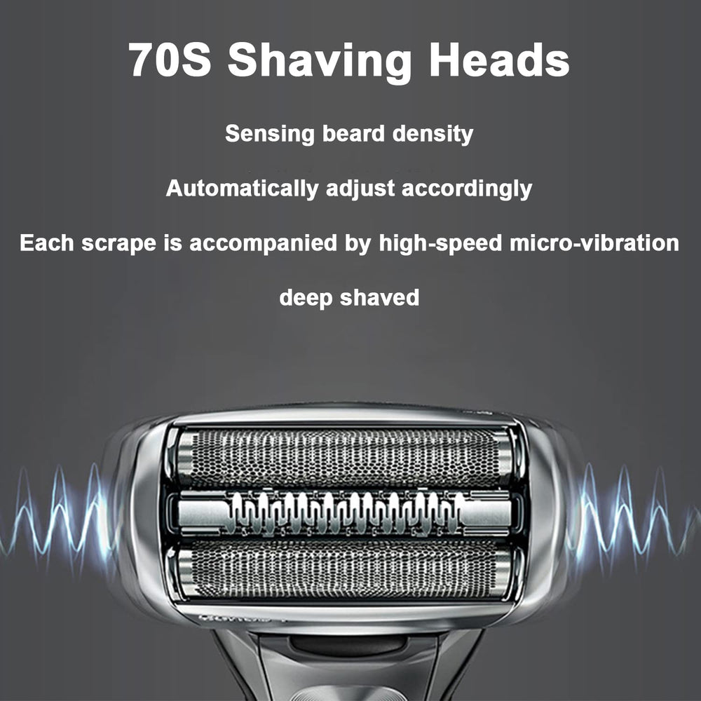 Darohz 70S Series 7 travel-friendly replacement head for on-the-go grooming