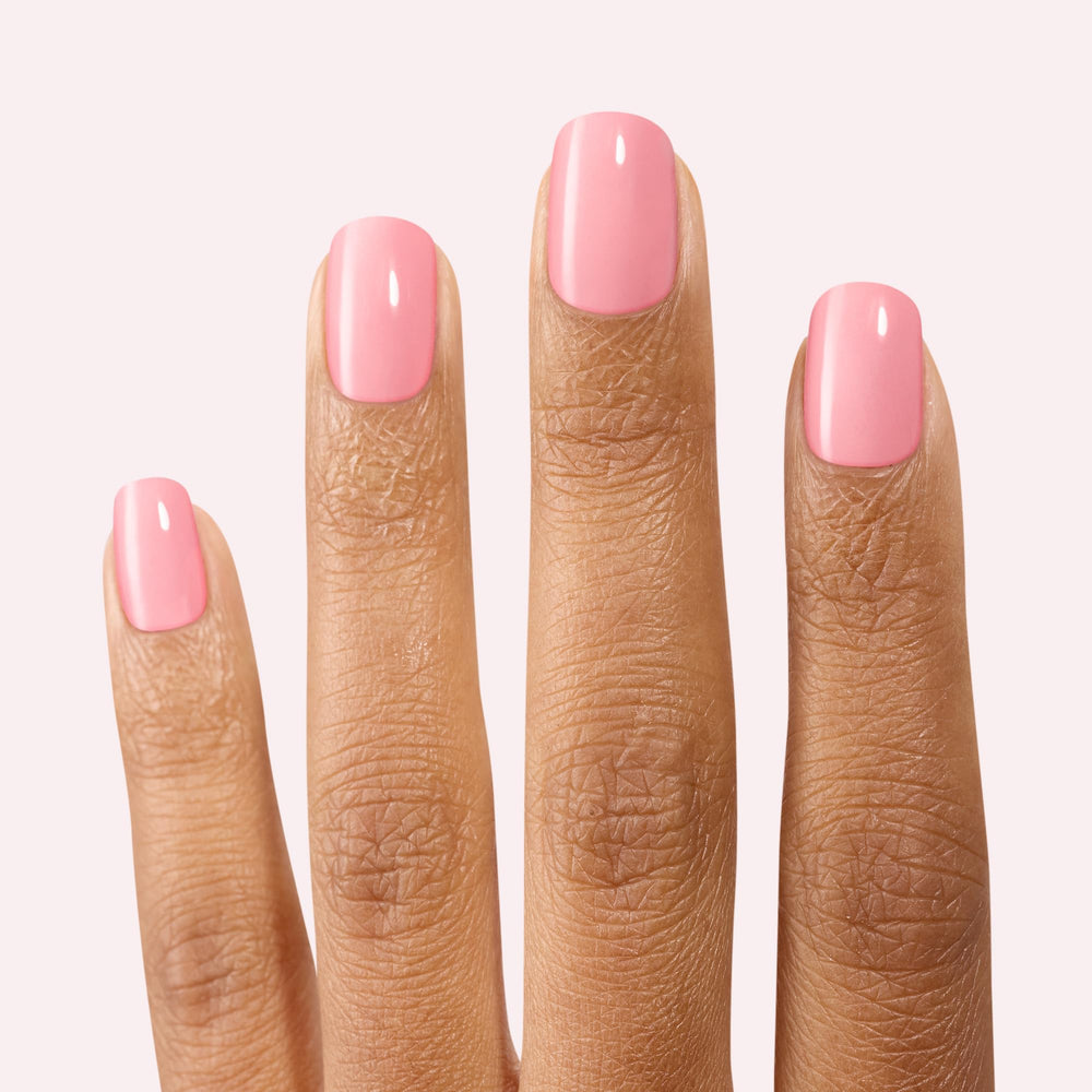 Dashing Diva Attitude nail strip design closeup highlights chic gel-style finish.