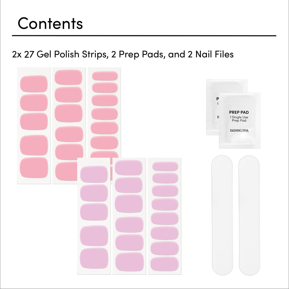 Dashing Diva gloss finish closeup on nail strip demonstrates durable shine.
