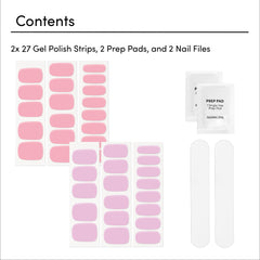 Dashing Diva gloss finish closeup on nail strip demonstrates durable shine.