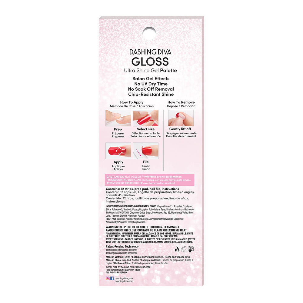 Dashing Diva Gloss Light Show quick UV-free application demonstration