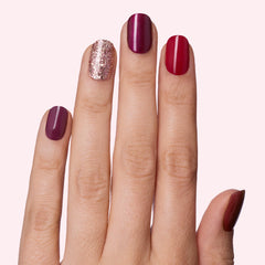 Dashing Diva Gloss Nail Strips 110 wraps closeup showing durable gel finish