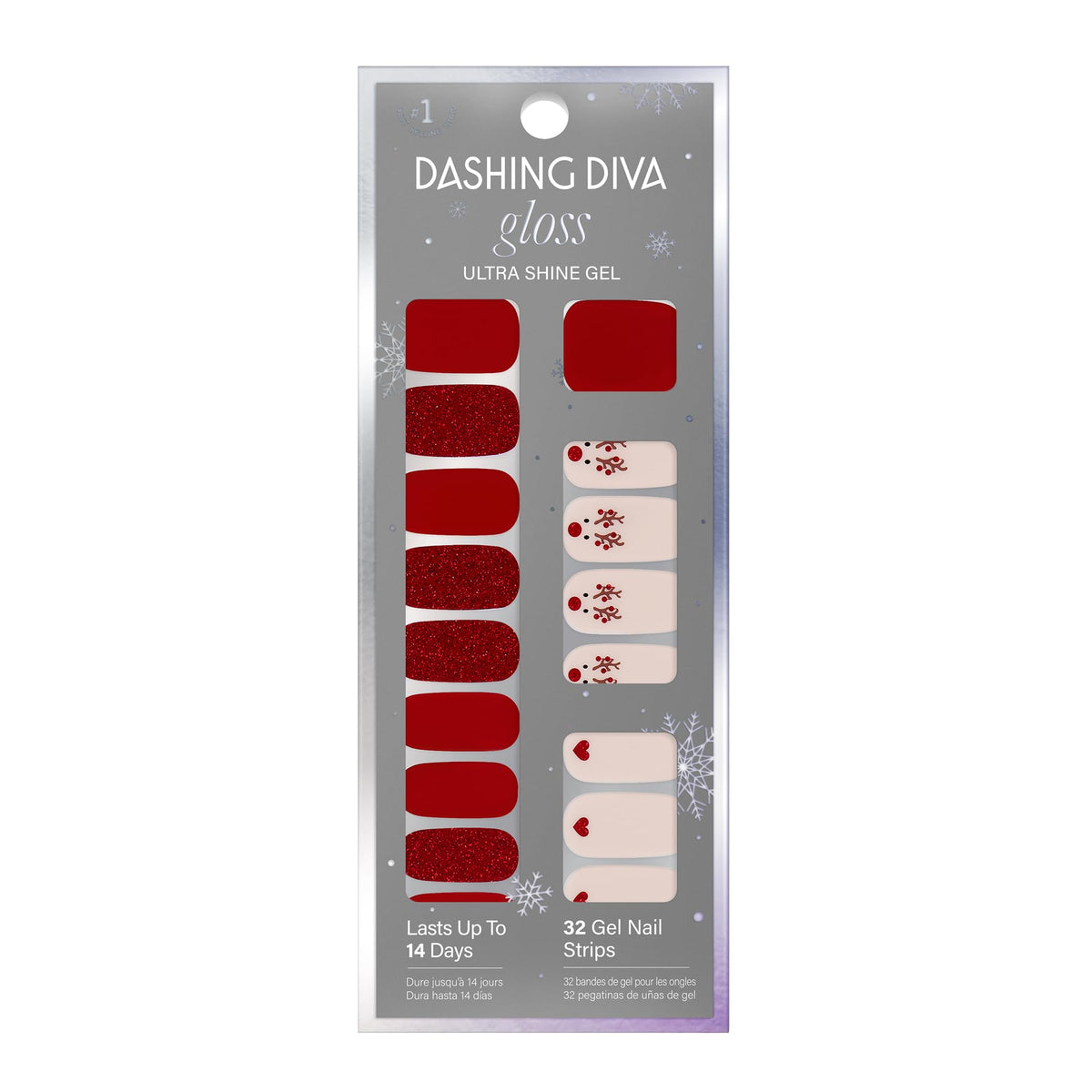 Dashing Diva gloss strips Deer Diary pack for a quick manicure.