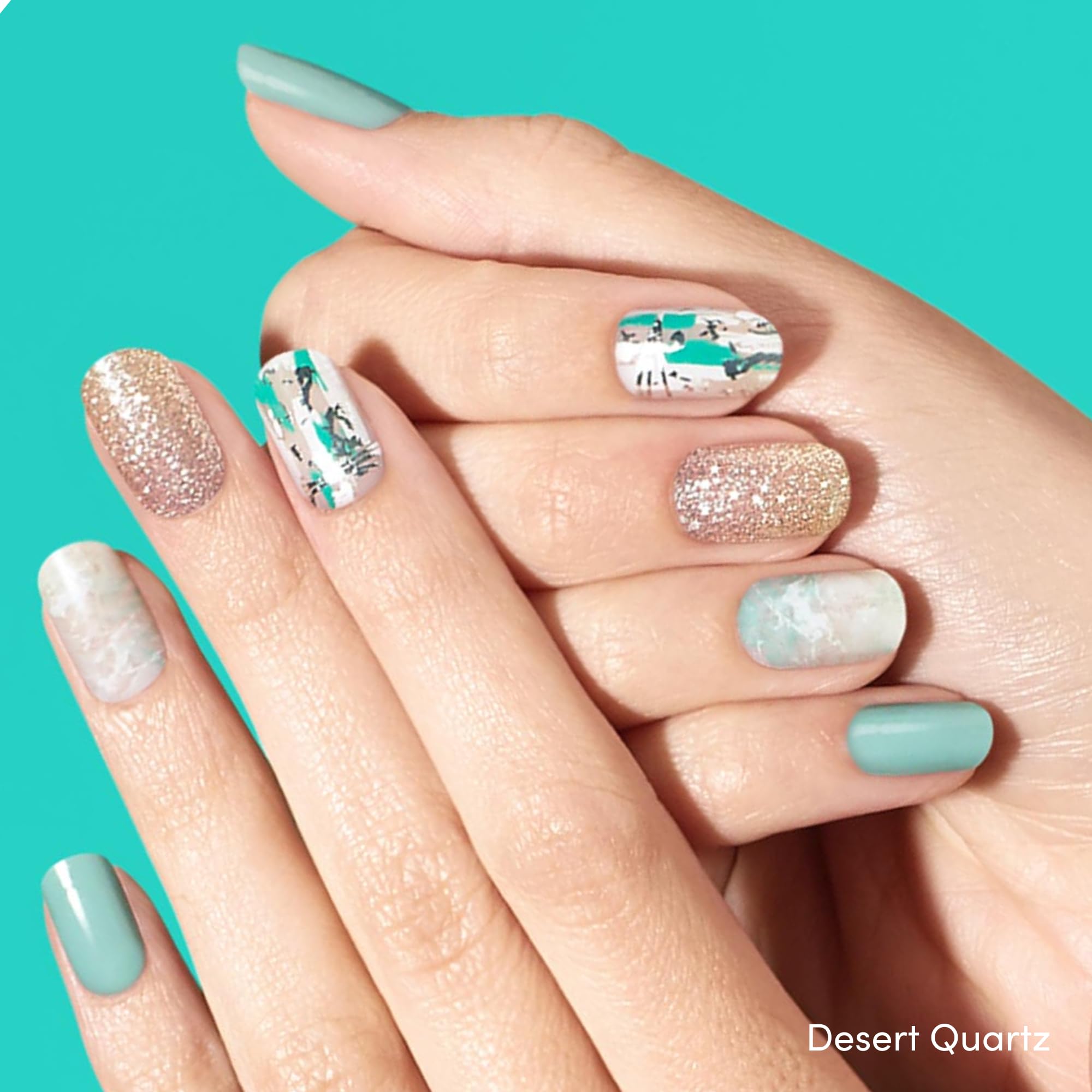 Dashing Diva gloss nail strips on nails showcase instant shine and simple application