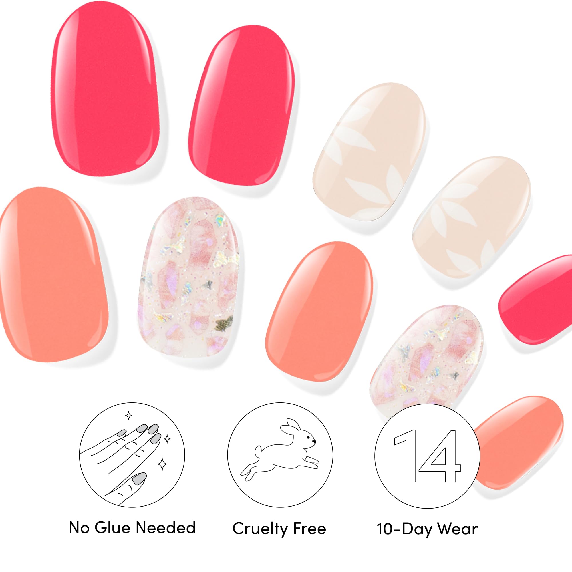 Dashing Diva long-lasting nail strips offer up to two weeks wear.