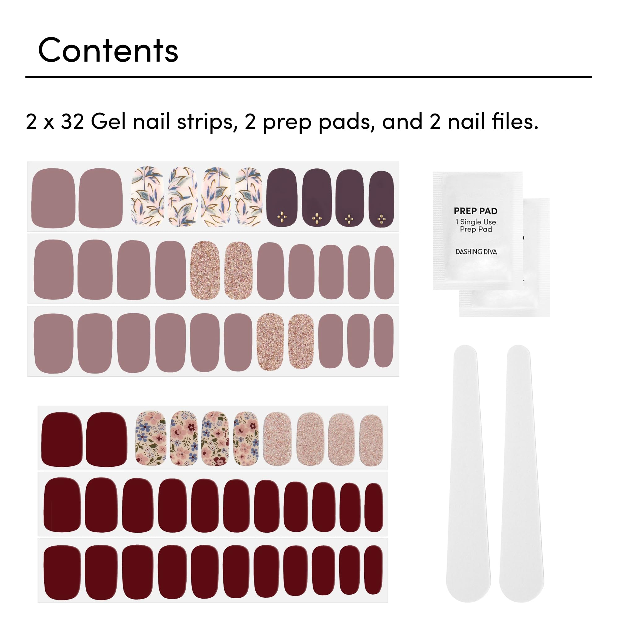 Dashing Diva prep pad readying nails for strip adhesion