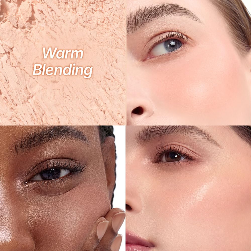 Dasique Blending Mood Cheek 01 texture closeup shows creamy, smooth powder texture.