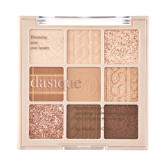 dasique Shadow Palette 15 Beige Knit base shade for smooth, even eyelids.