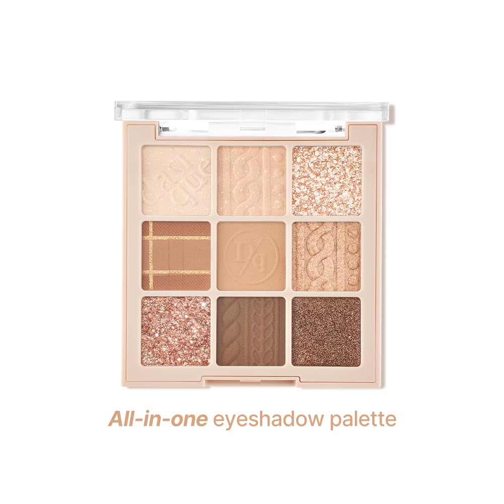 dasique Shadow Palette 15 Beige Knit outer corner shade adds depth.