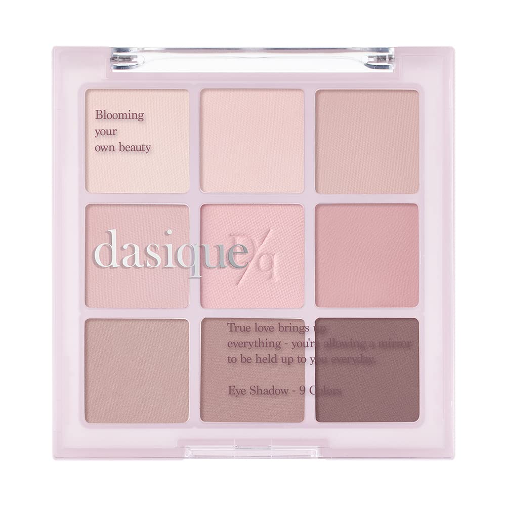dasique Shadow Palette #13 cool blending packaging closeup showcases a smooth matte finish for cool undertones