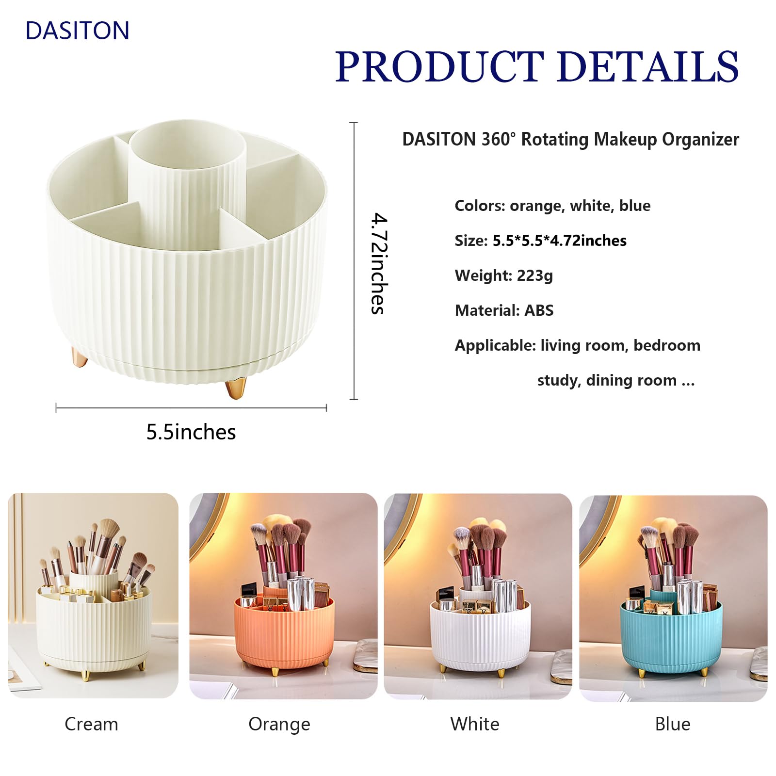 DASITON multipurpose holder doubles as a desk pen organizer.