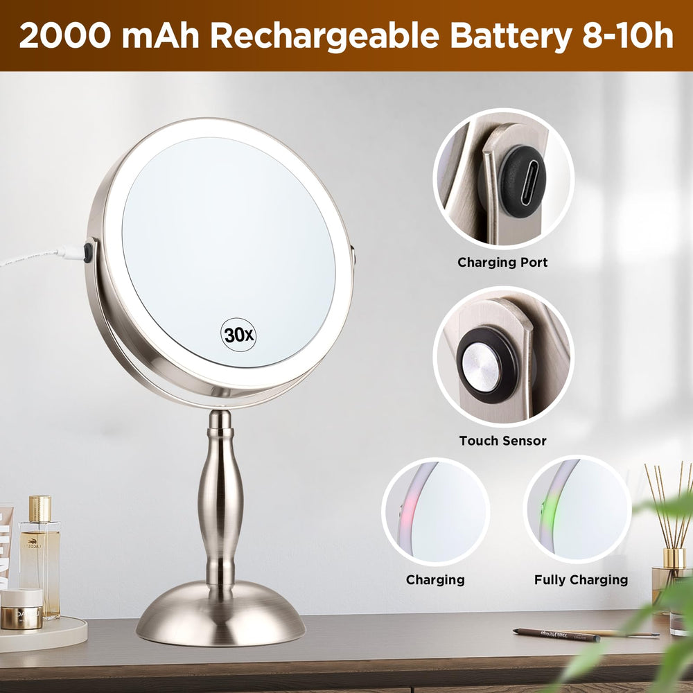 DASLAVA makeup mirror gift-ready packaging for a stylish present.