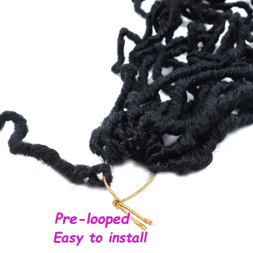 Datuoda Soft Locs 24inch full-head look with generous length and thickness