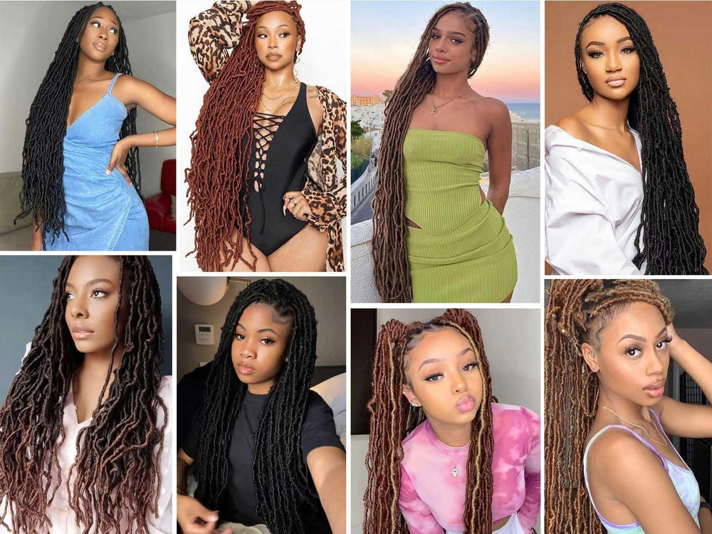 Datuoda Soft Locs 24inch lightweight texture close-up for comfort