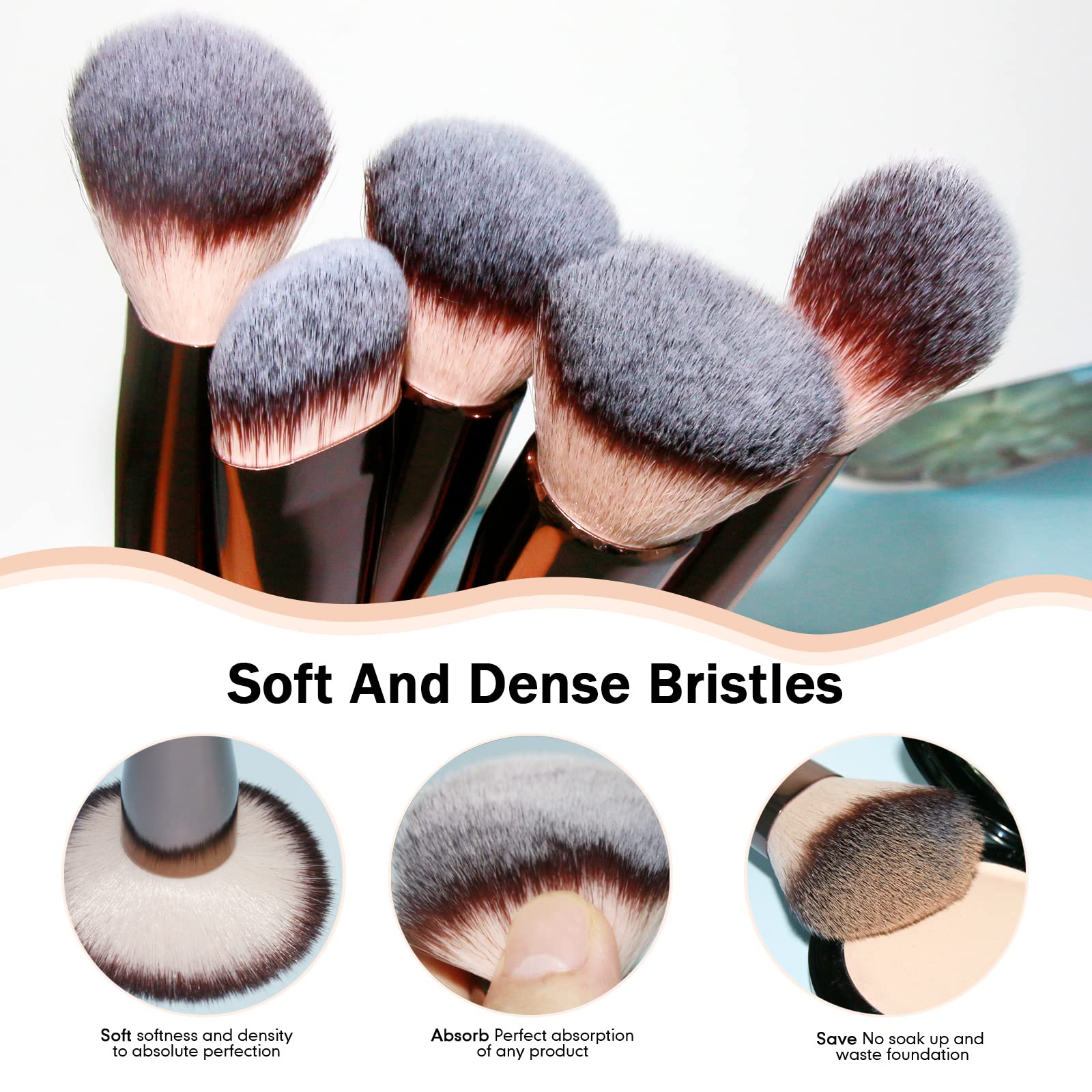Daubigny crease shader brush for precise eye makeup and blending