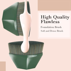 Daubigny foundation brush side nose blending detail for natural finish