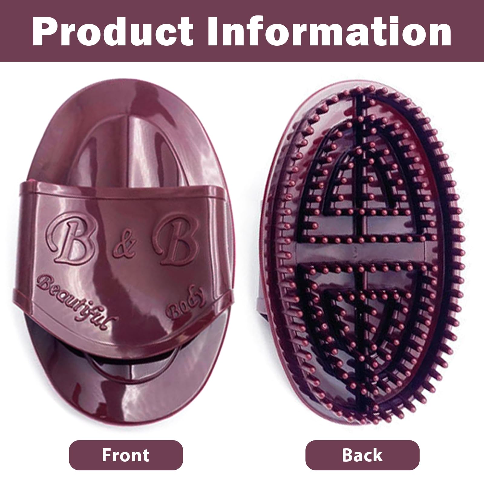 Daureve Meridian Massage Brush soothes back and lumbar areas for comfort