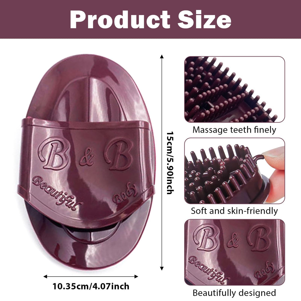 Daureve Meridian Massage Brush relieves neck and shoulder tension with targeted nubs