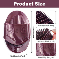 Daureve Meridian Massage Brush relieves neck and shoulder tension with targeted nubs