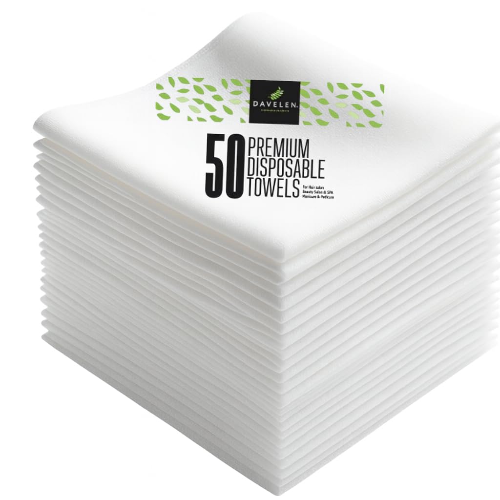 DAVELEN disposable towels pack spa-grade luxury for guest comfort and quick service.