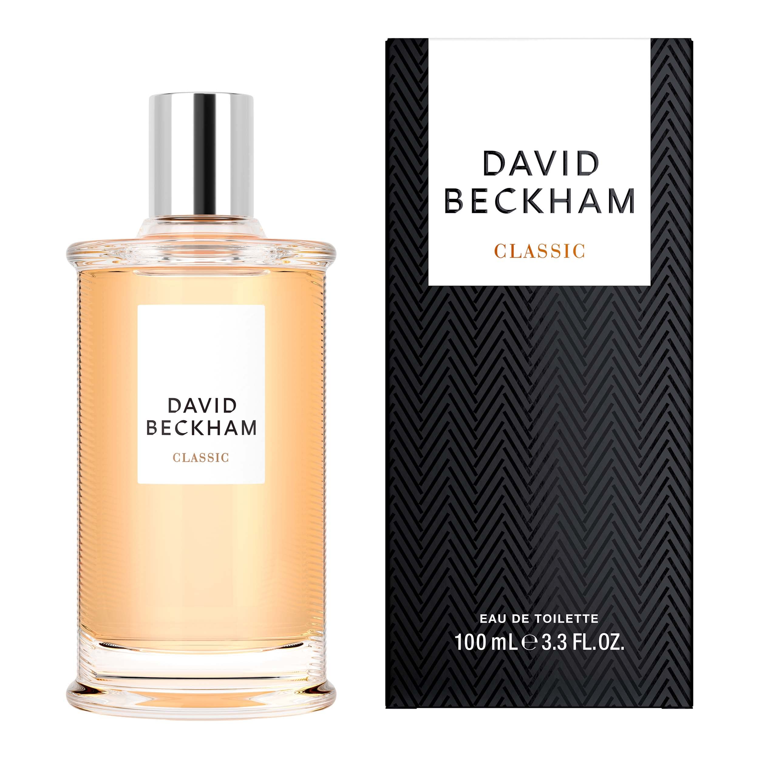 David Beckham Classic bottle 3.3oz offers travel-friendly everyday wear.