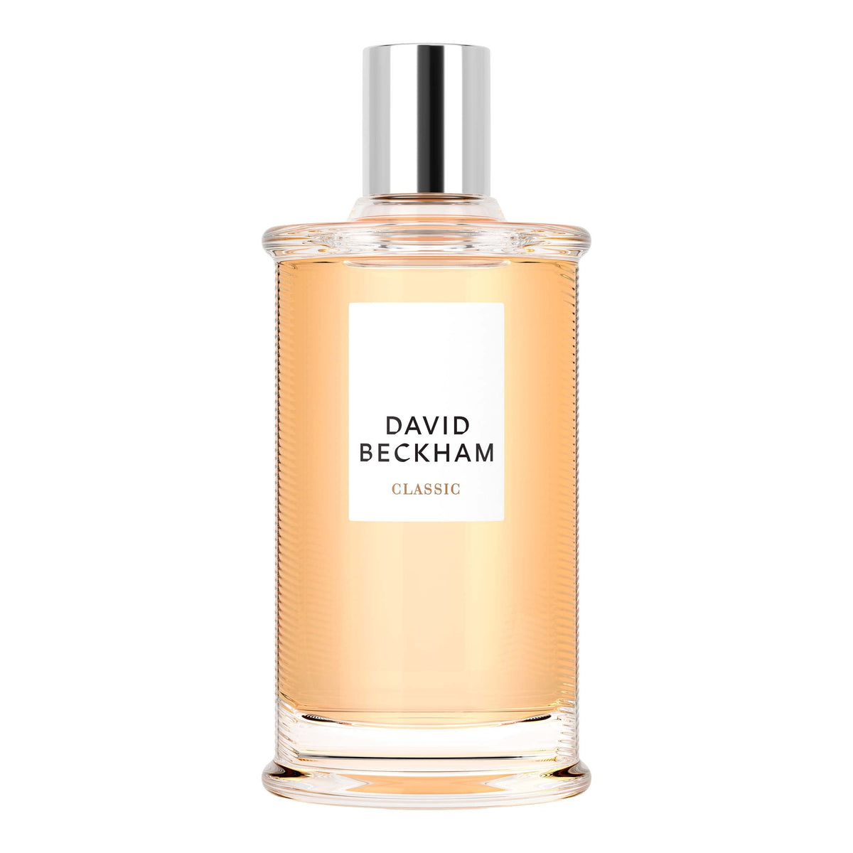David Beckham Classic bottle front shows timeless masculine design for daily confidence.