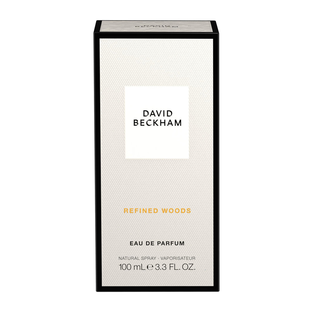 David Beckham Refined Woods lavender note close-up highlights calming floral touch for daily wear.